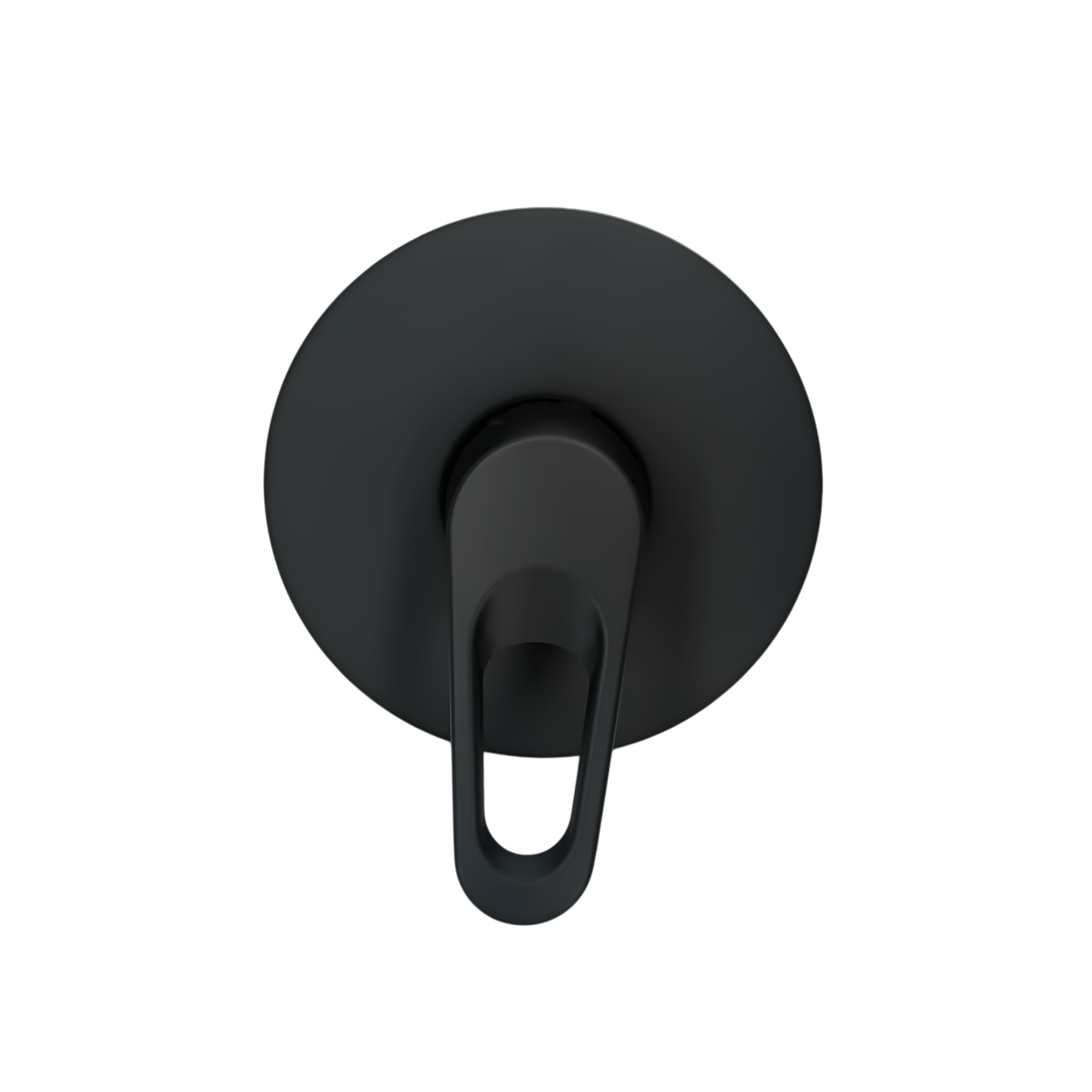 Monomando Mezclador Negro con Cuerpo en PVC