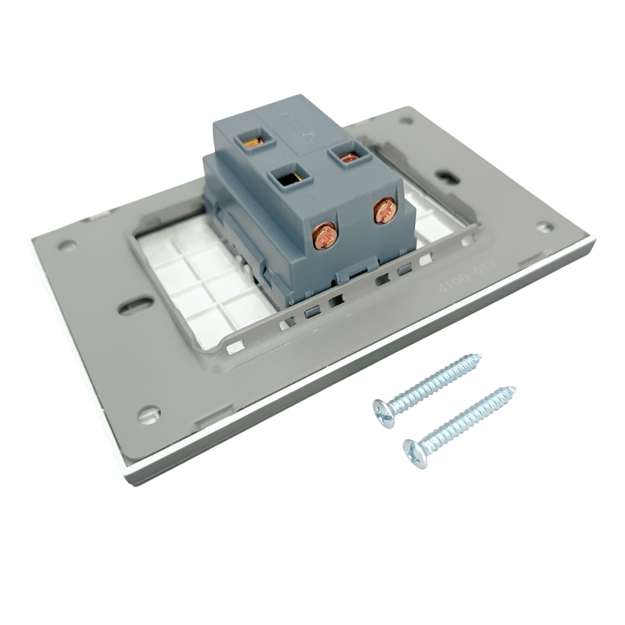 Interruptor Gris Invisible Sencillo