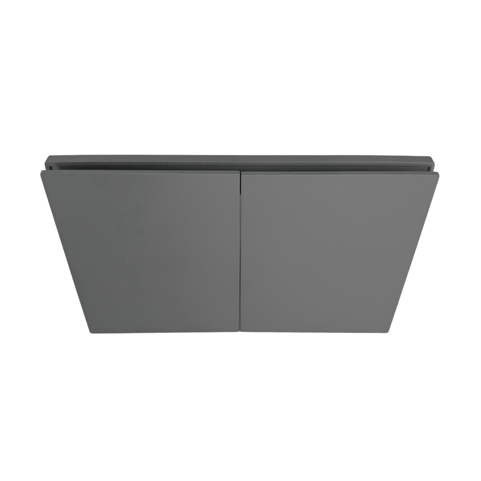 Interruptor Gris Invisible Doble