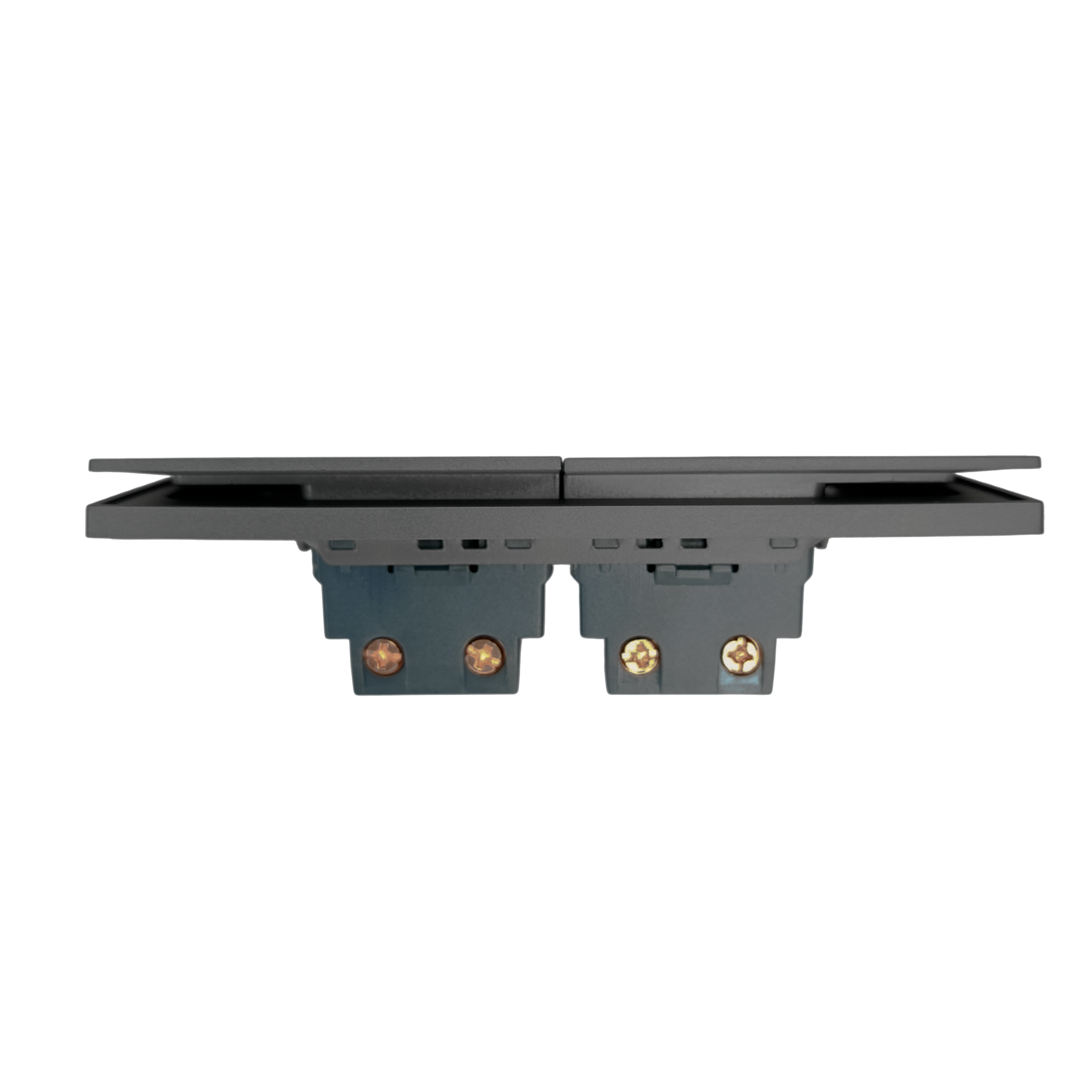 Interruptor Gris Invisible Doble