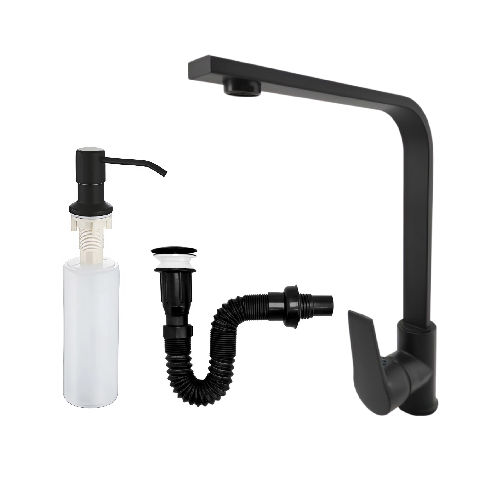 Kit Griferia Lavamanos Mezclador + Accesorios C853