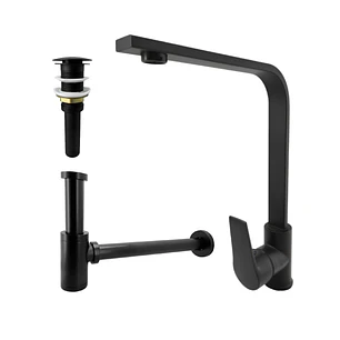 Kit Griferia Lavamanos Mezclador + Accesorios C855