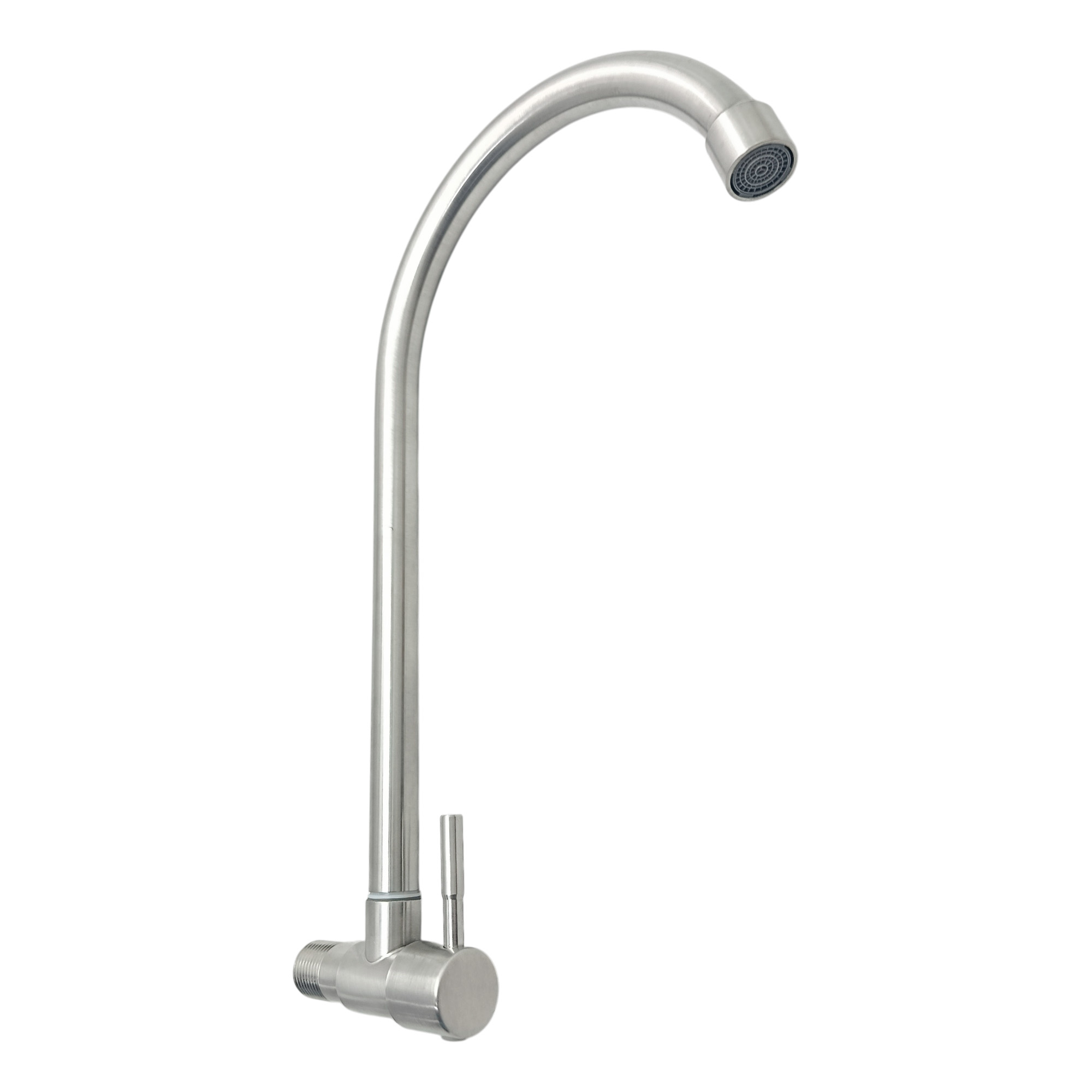 Llave Muro Agua Fría Inox D01