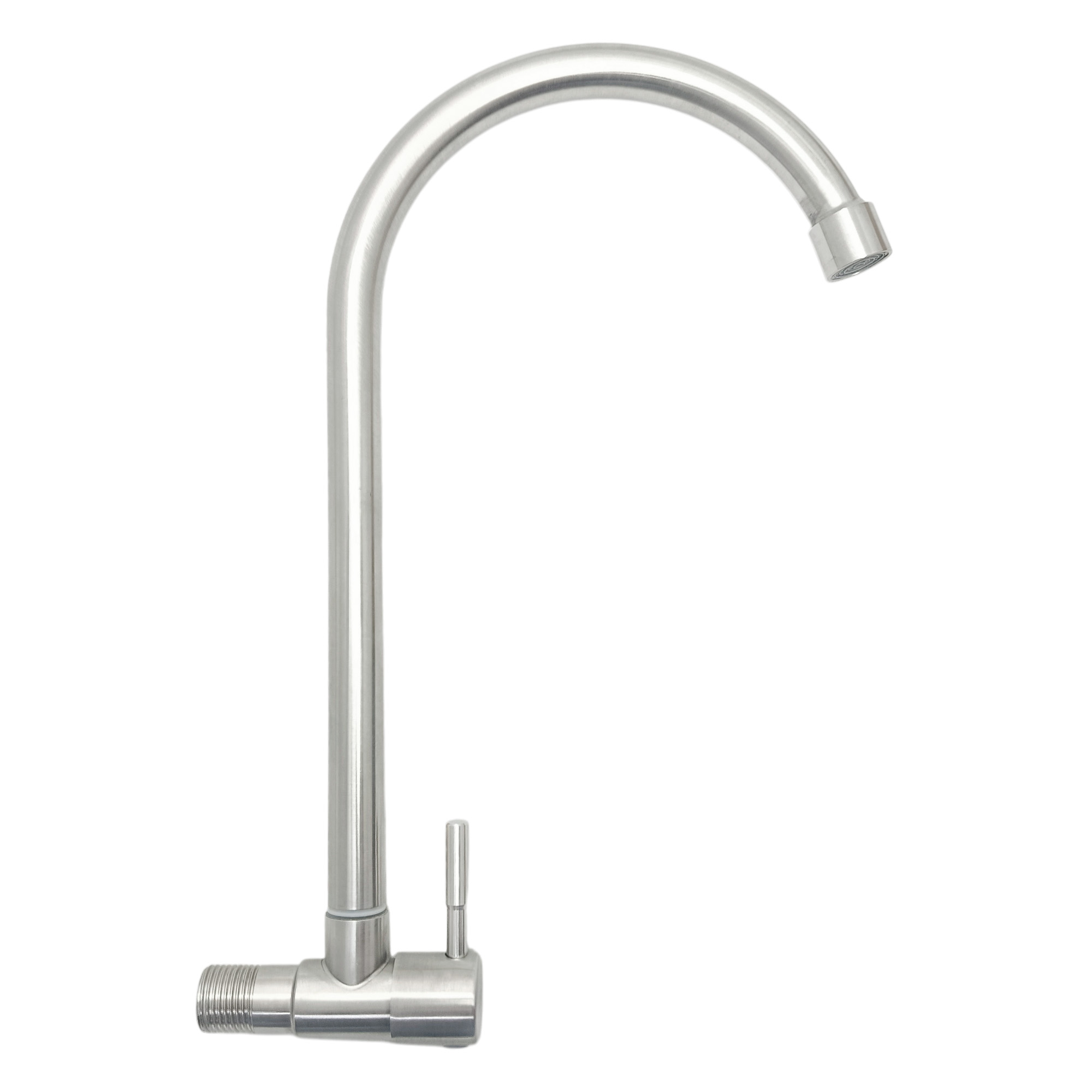 Llave Muro Agua Fría Inox D01