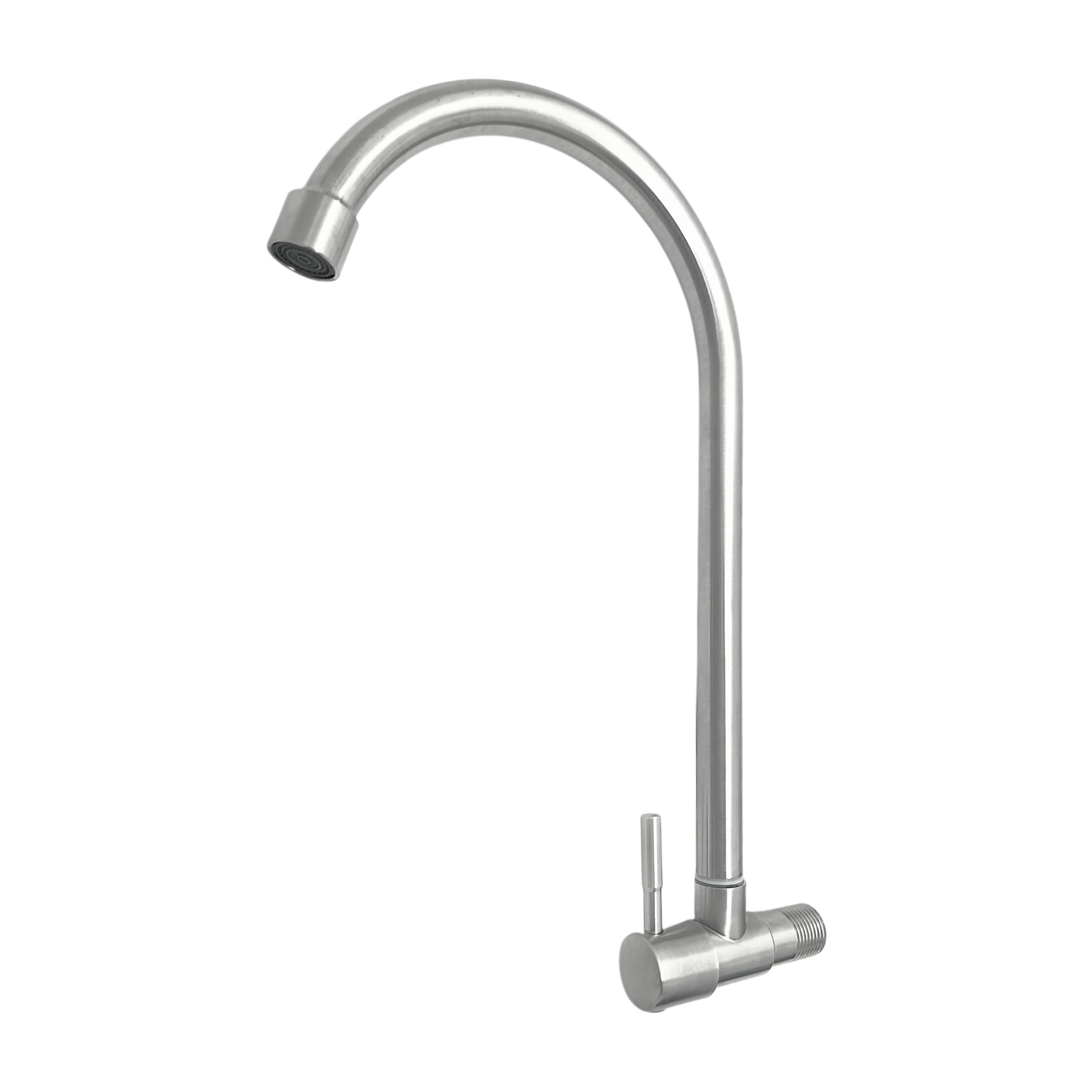 Llave Muro Agua Fría Inox D01
