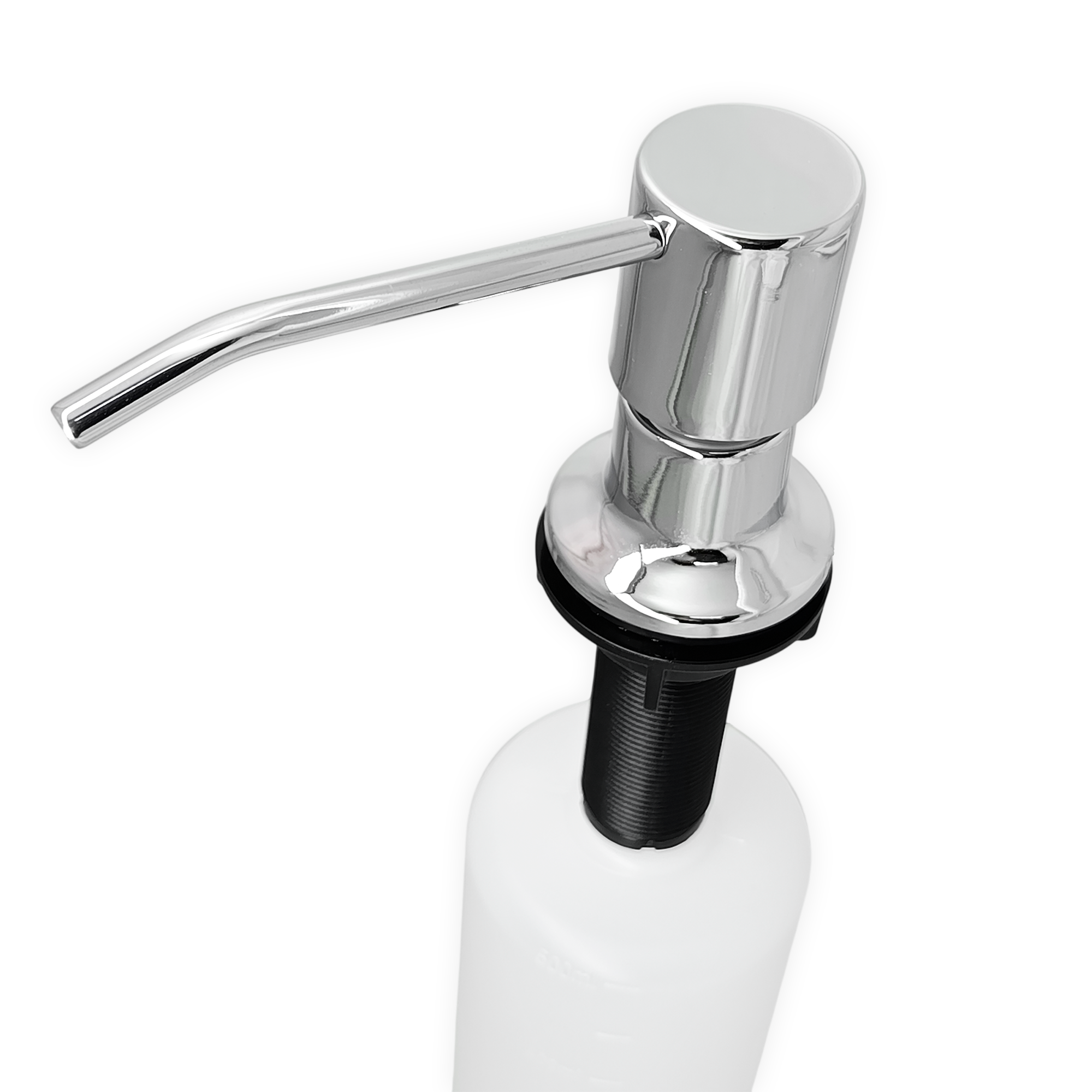 Dispensador De Jabon Para Lavaplatos Cromo Brillante