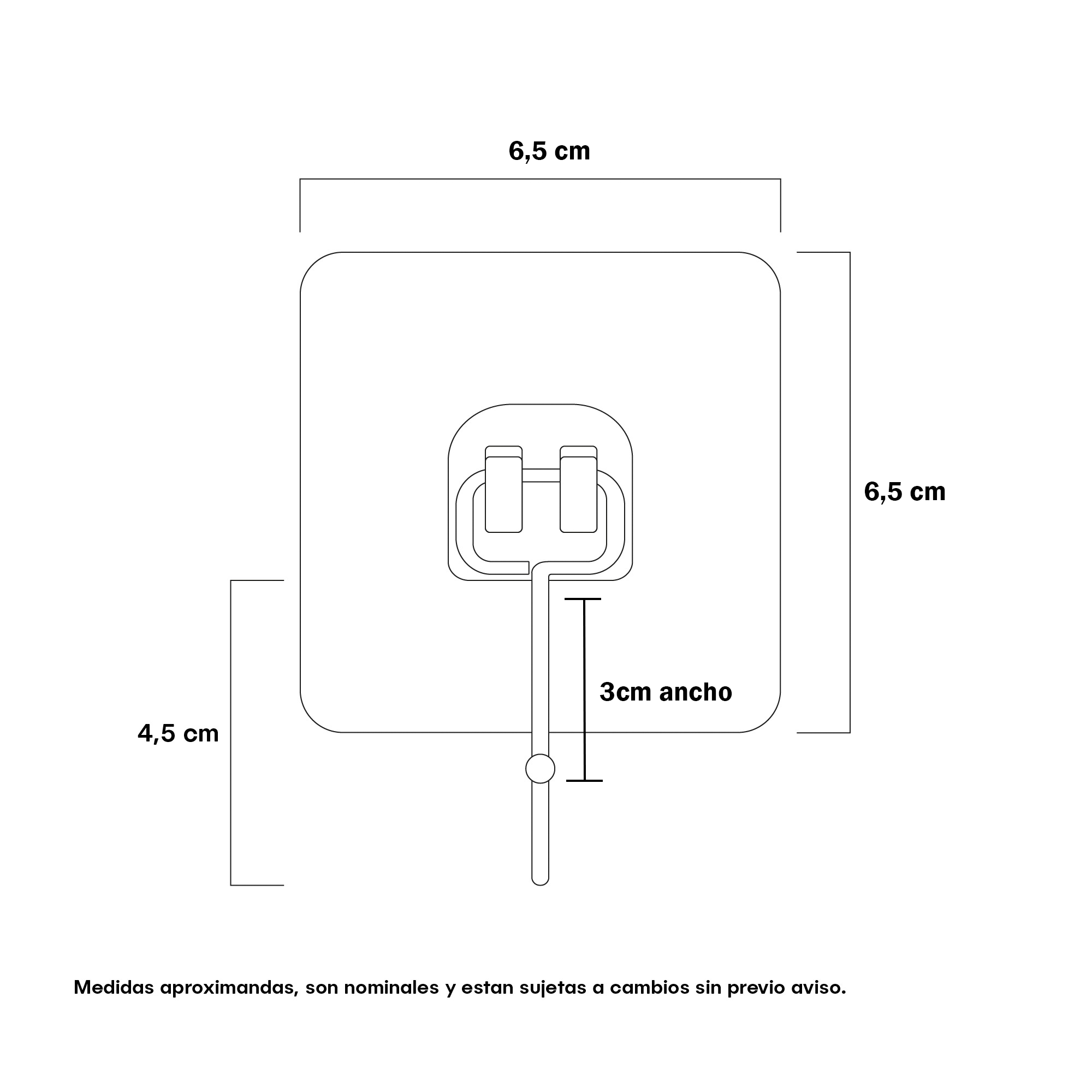 Pack X10 Percheros Ultra Adhesivos 1 Servicio Plateado