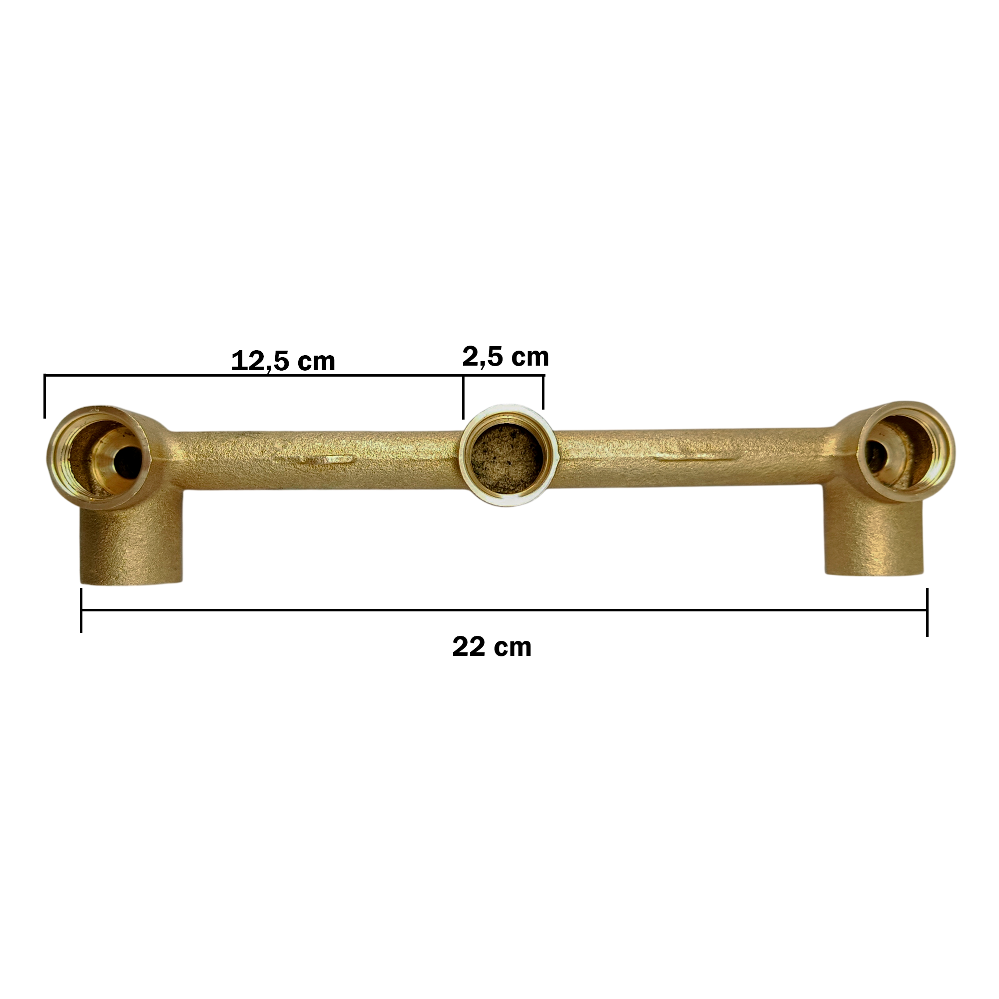 Cuerpo En Bronce Para Mezclador 8 Pulgadas A Muro