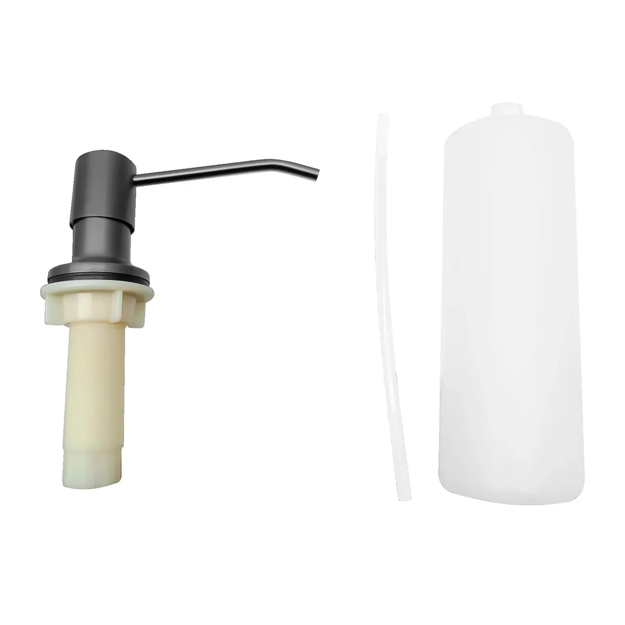 Dispensador Jabón Lavaplatos 500ml Acero Gris Cobalto