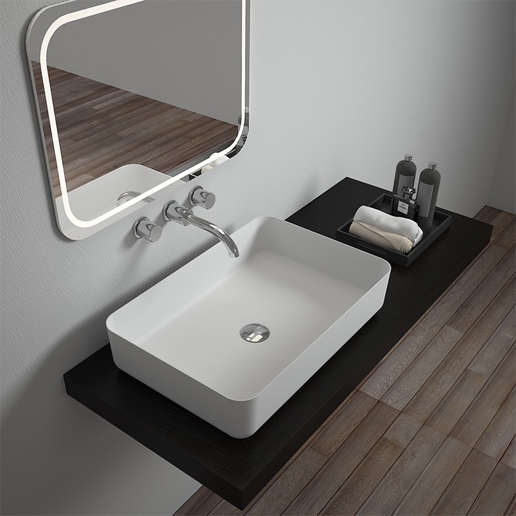 Lavamanos Ccol Blanco Rectangular Ibiza