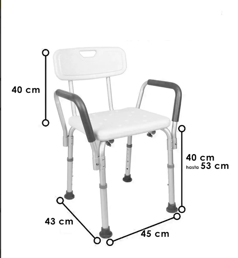 ASIENTO SEGURIDAD CON RESPALDO Y BRAZOS