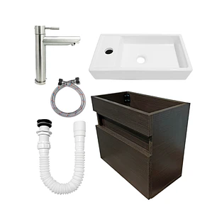 Combo Mueble Flotante + Lavamanos Nappo + Grifería C1267