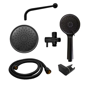 Set Ducha Y Teleducha Negro C411