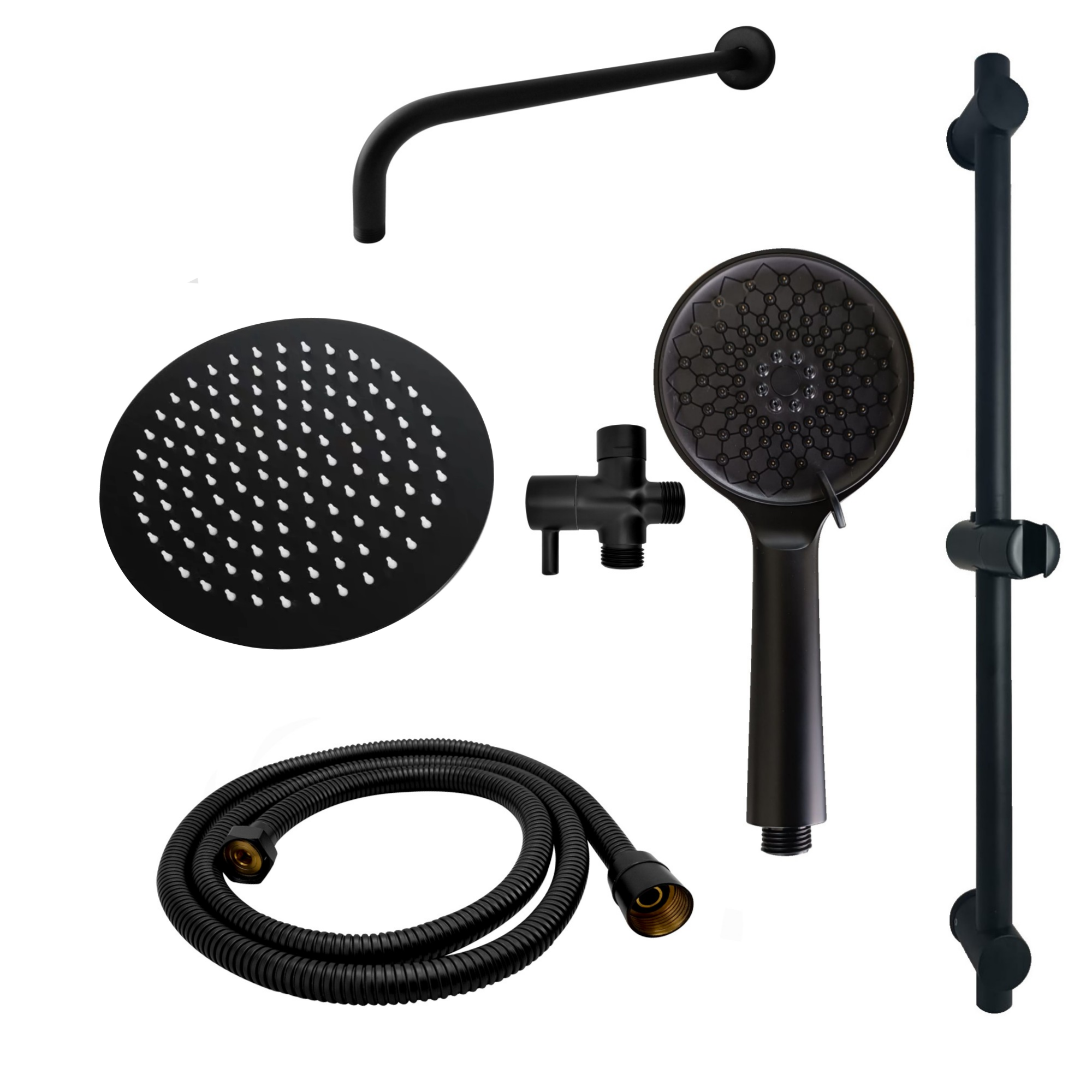 Set Ducha Y Teleducha Negro Premium C432