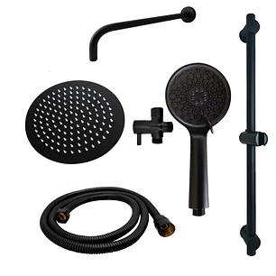 Set Ducha Y Teleducha Negro Premium C432