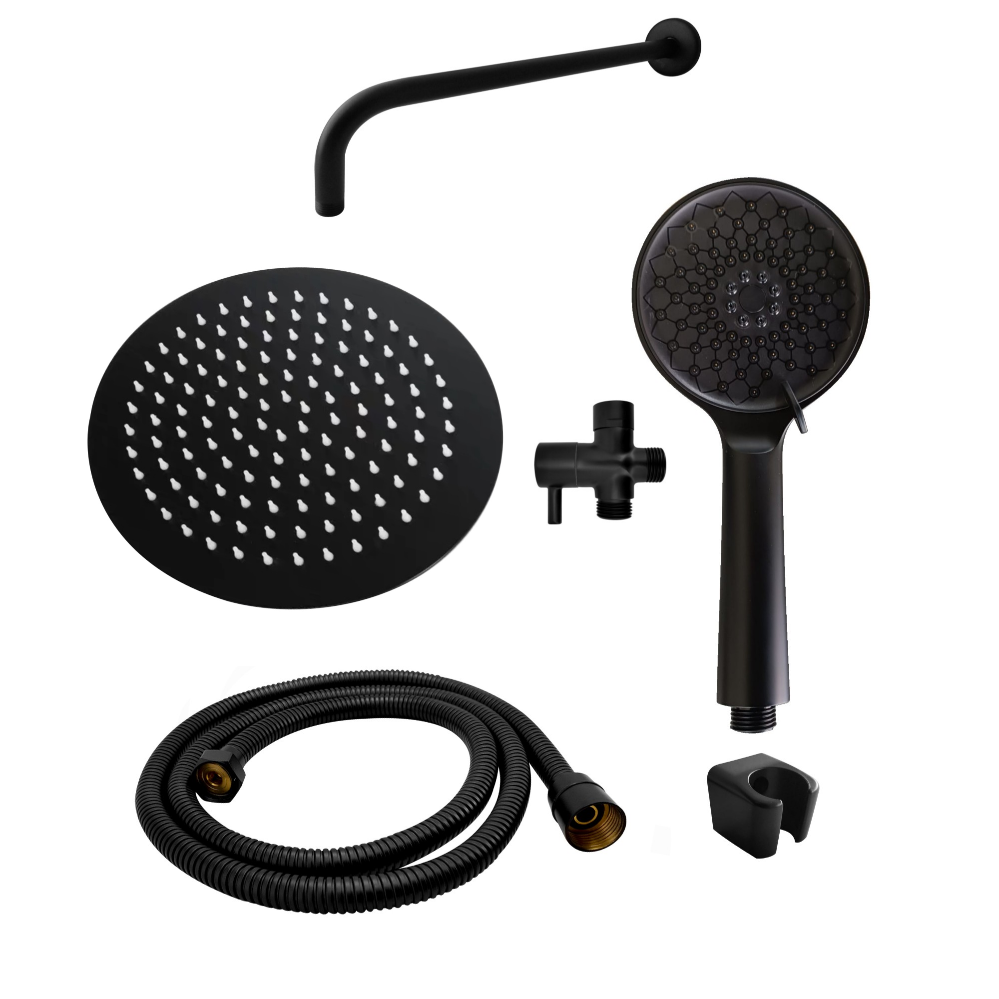 Set Ducha Y Teleducha Negro C435