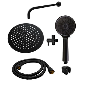 Set Ducha Y Teleducha Negro C435