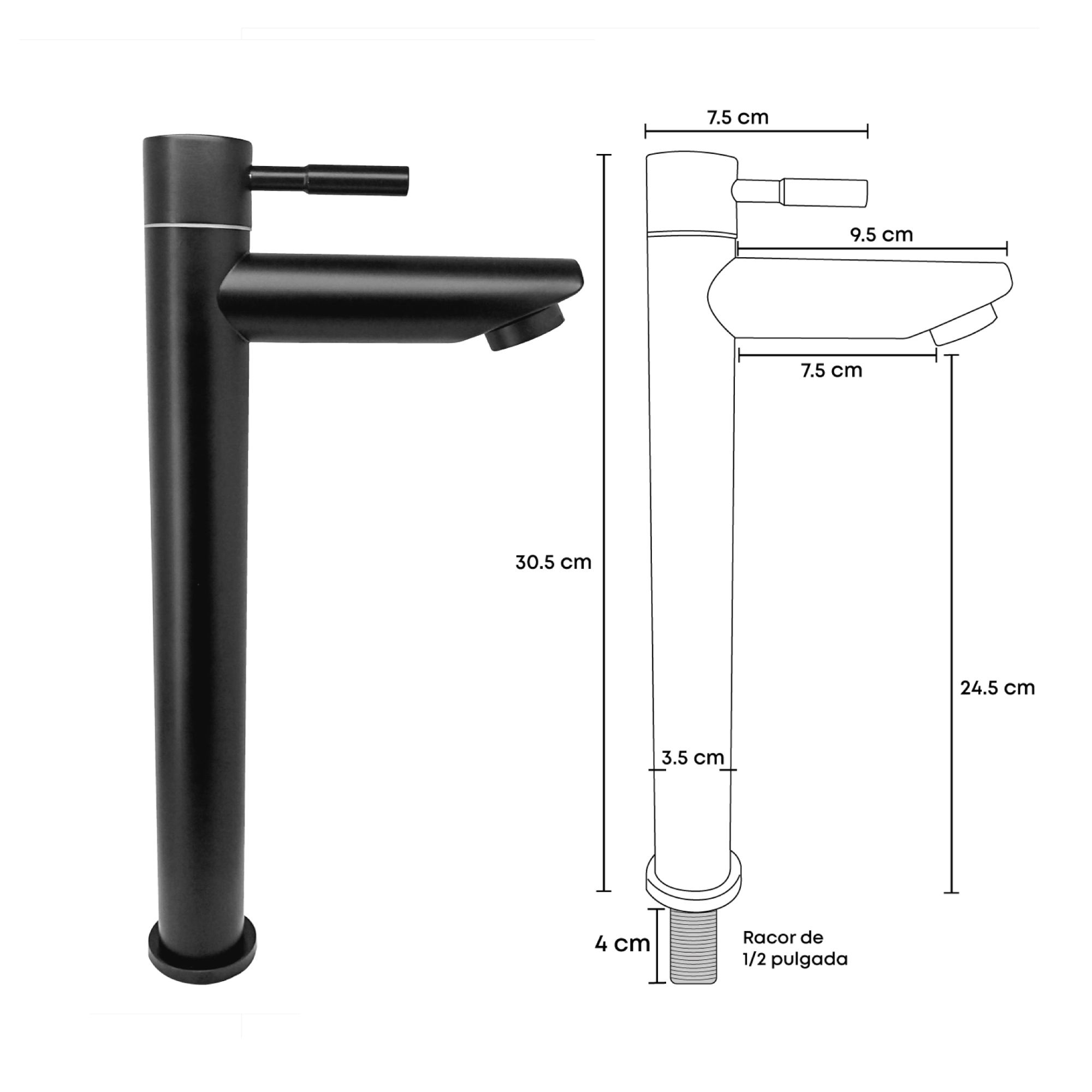 Kit Mueble + Lavamanos + Griferia Ccol1123
