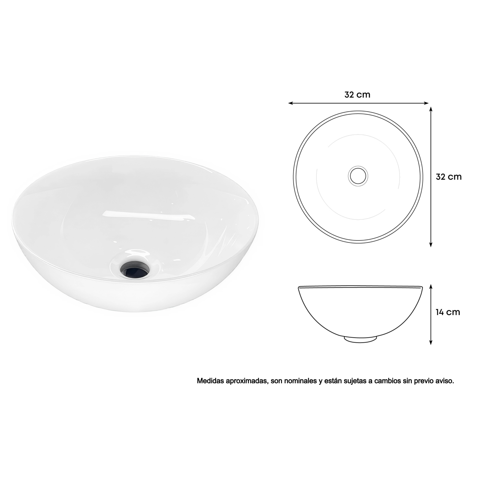 Kit Mueble + Lavamanos + Griferia CCOL1133