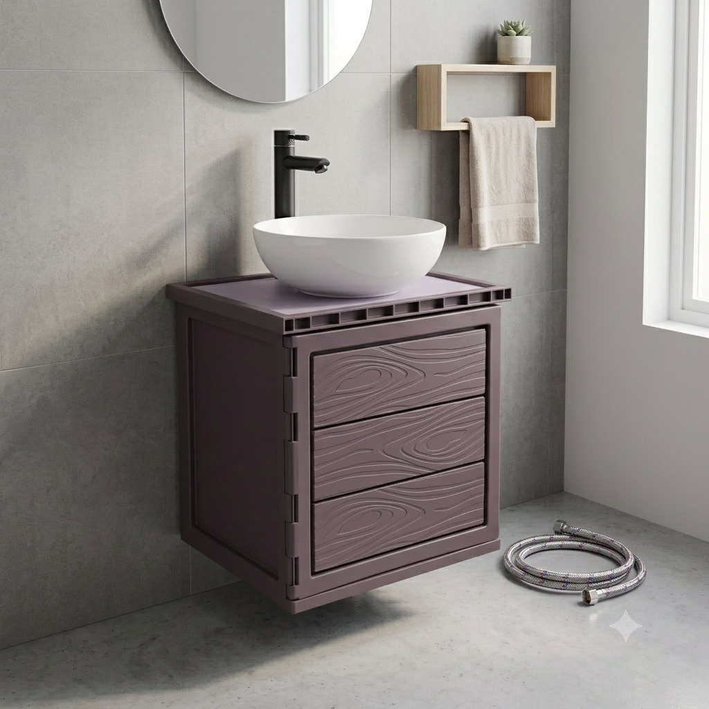 Kit Mueble + Lavamanos + Griferia CCOL1133