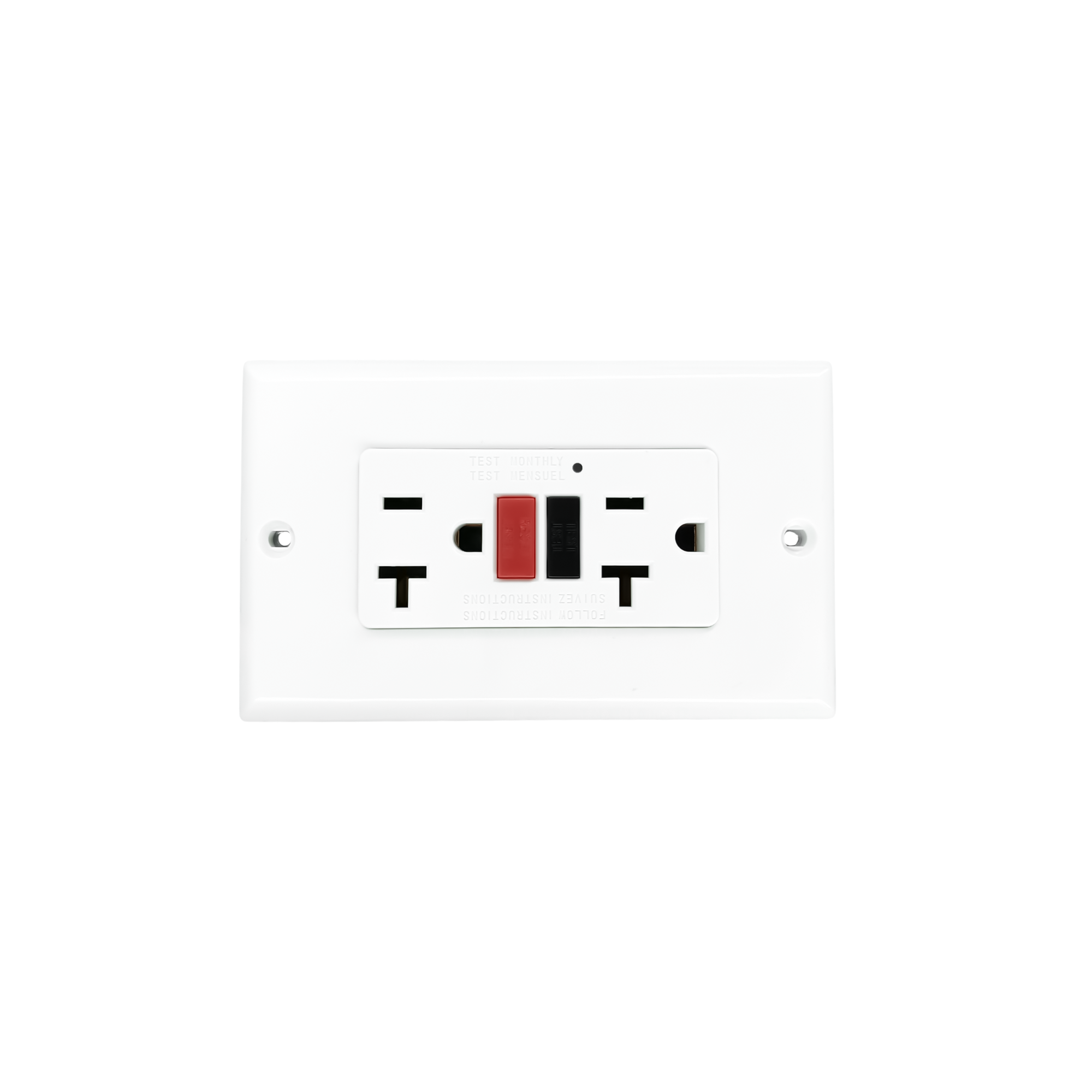 Pack x 3 toma corriente doble blanco GFCI C1363