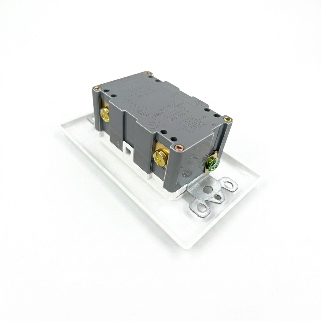 Pack x 4 toma corriente doble blanco GFCI C1364