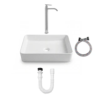 Combos Lavamanos Rectangular + Grifería Mezclador C1381
