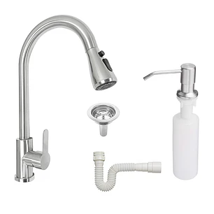 Combo Grifería Cabeza Extraíble + ACCESORIOS C846