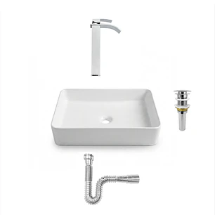 Combo Lavamanos + Grifería Mezclador Deluxe C1395
