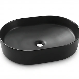 Lavamanos Ovalado Negro Mate L093
