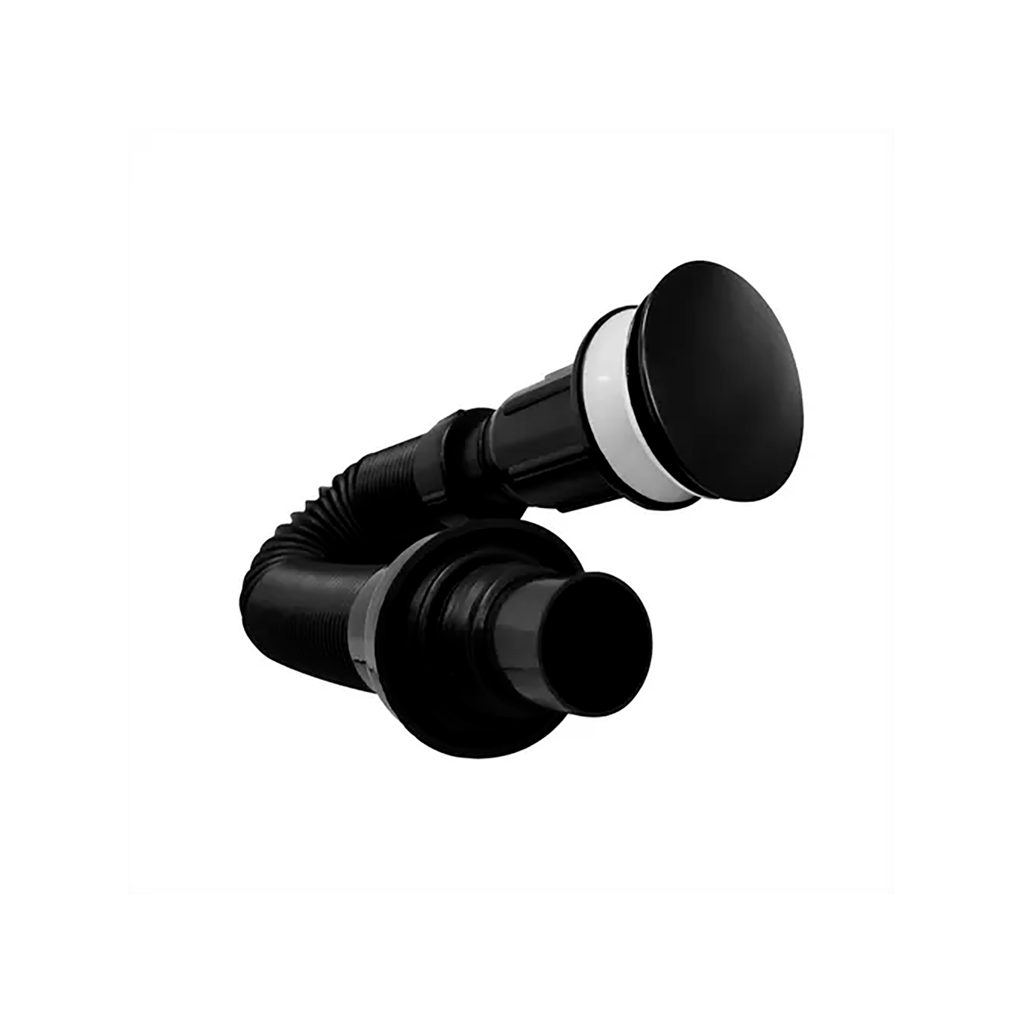 Combo Lavamanos Negro + Griferia Agua Fria + Accesorios C754