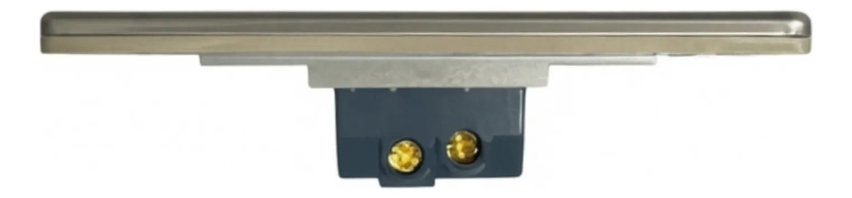 Pack X 5 Unidades Interruptor Sencillo Acero Inoxidable Gris 10 A 110v Gris