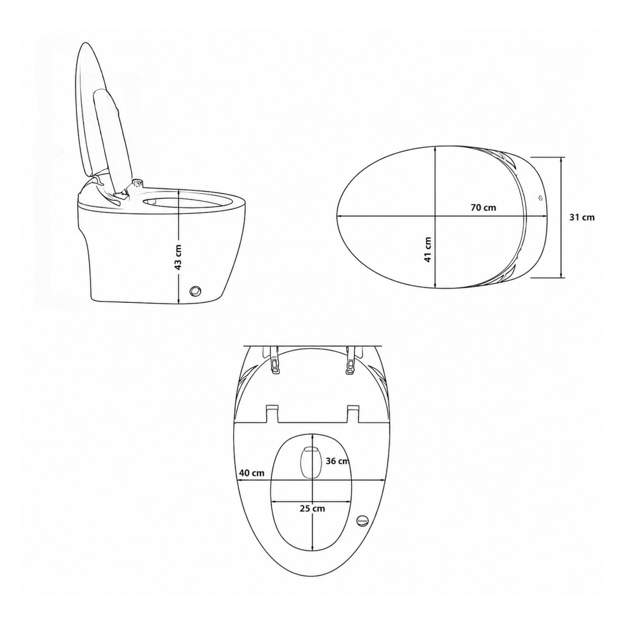Sanitario Smart Blanco