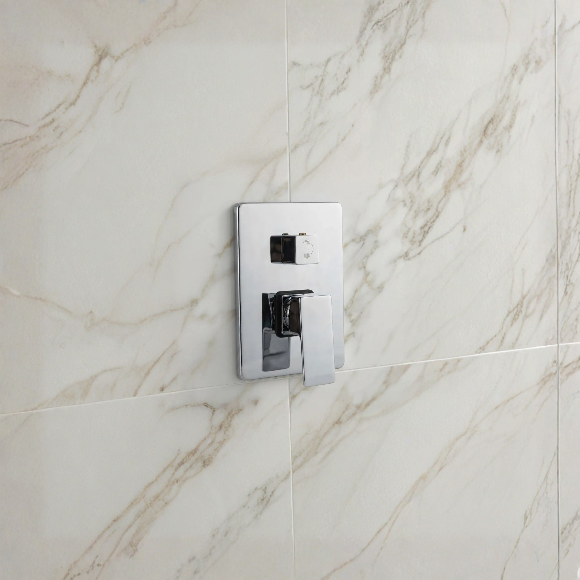 Mezclador Monocontrol Desviador Cromado
