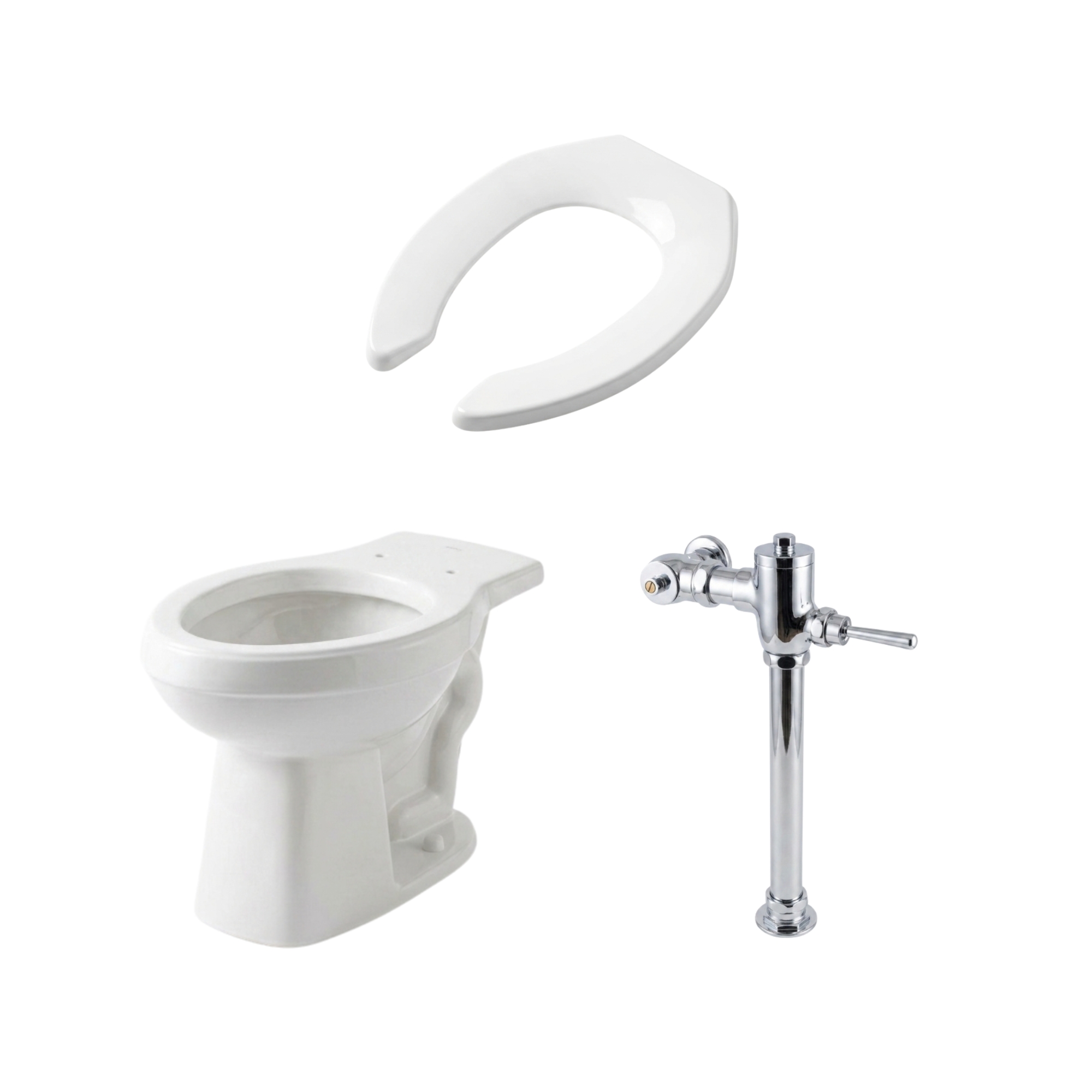Sanitario Institucional Con Fluxómetro