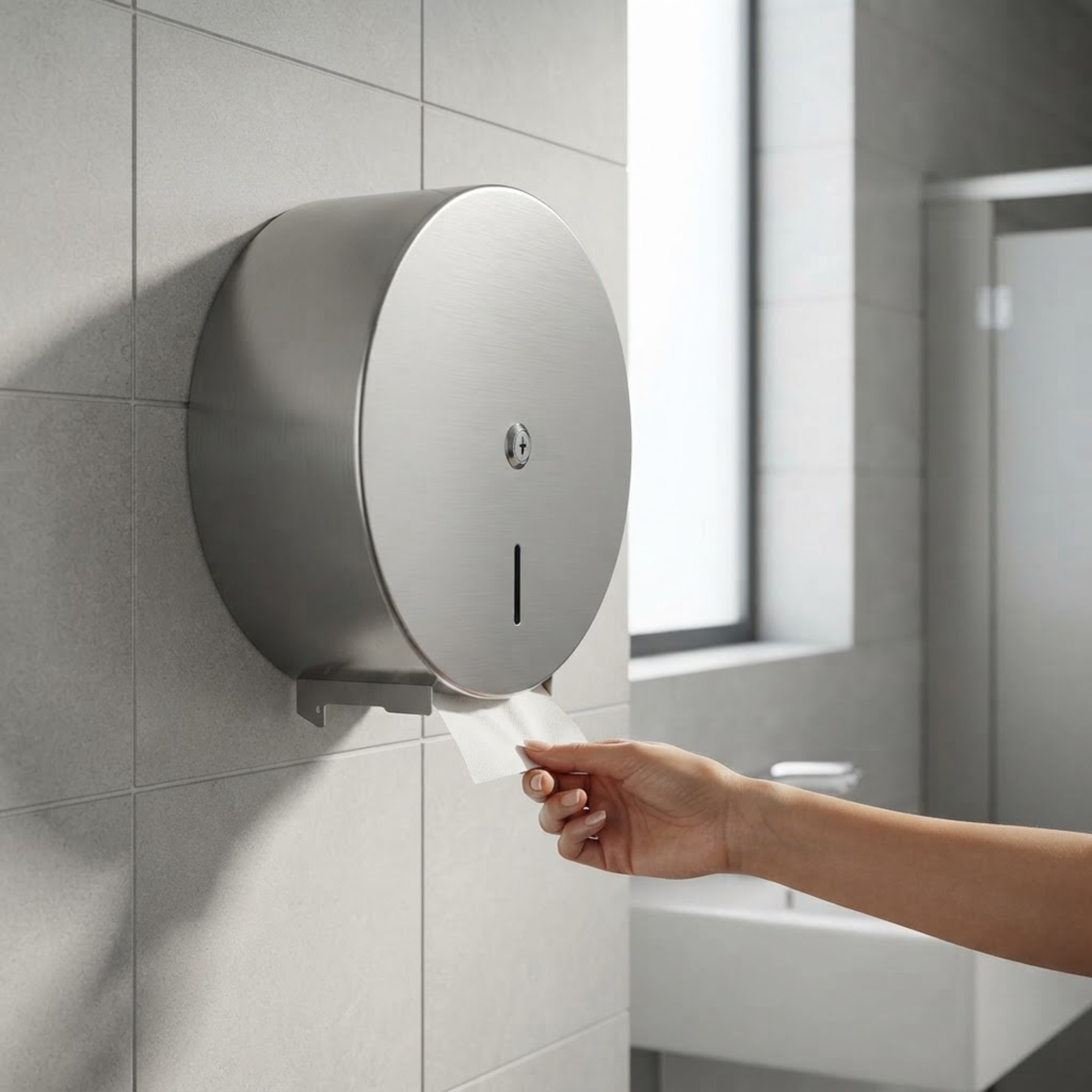 Combo Secador, Dispensador Toallas Y Papel Rollo