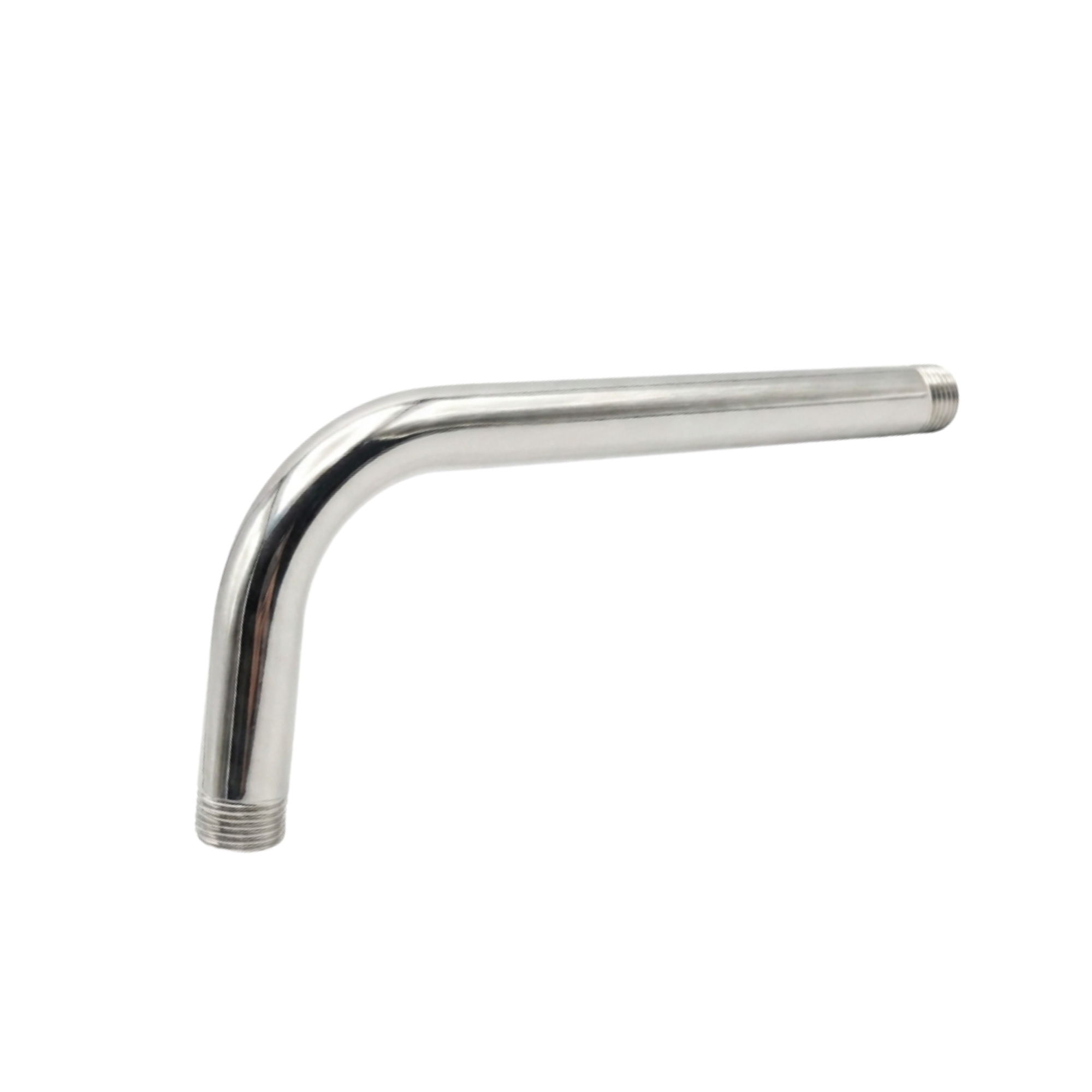 Brazo Cilindrico Metalico A Muro Acabado Satinado