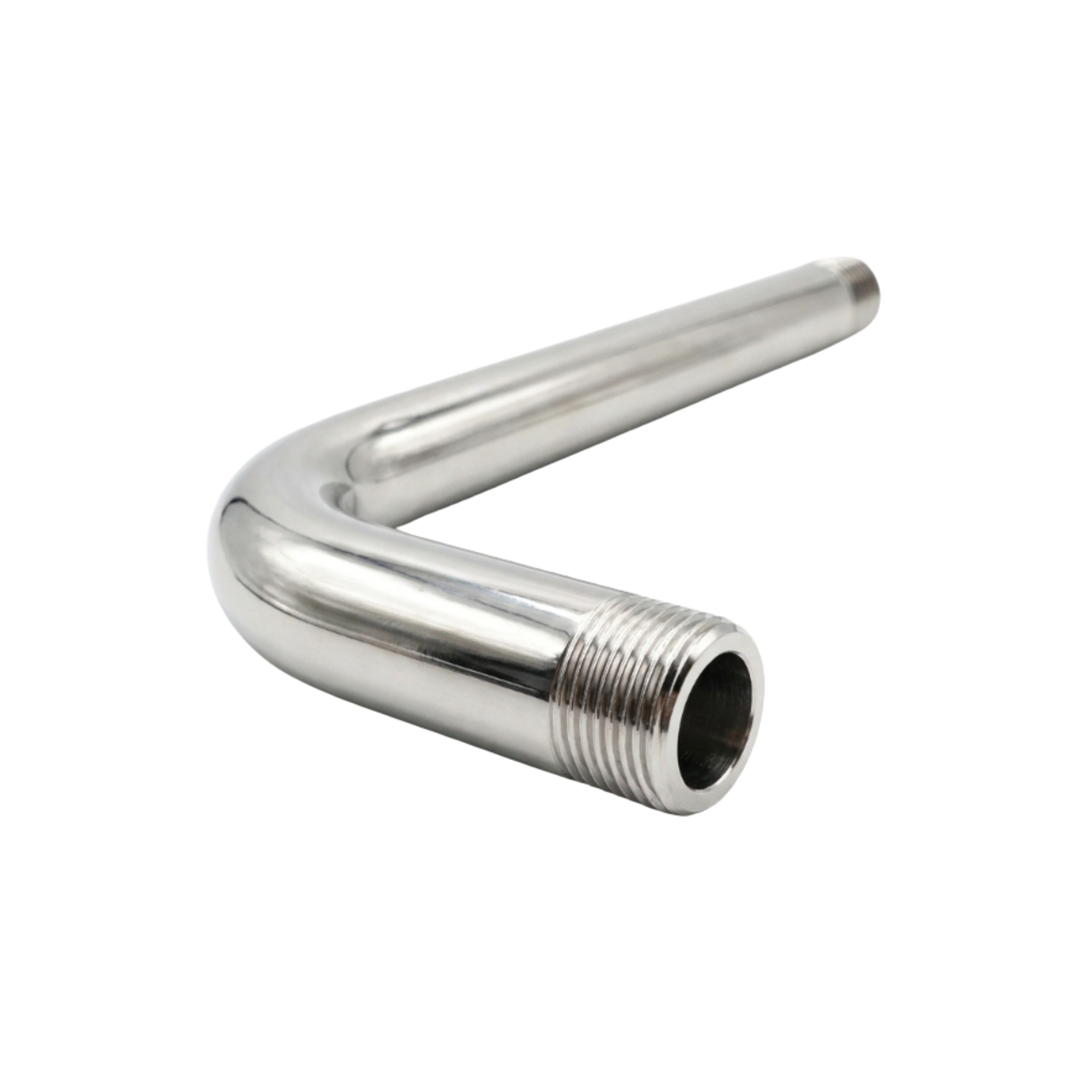 Brazo Cilindrico Metalico A Muro Acabado Satinado
