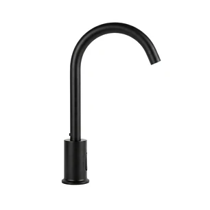 Llave Sensor Negra Para Lavamanos O Lavaplatos