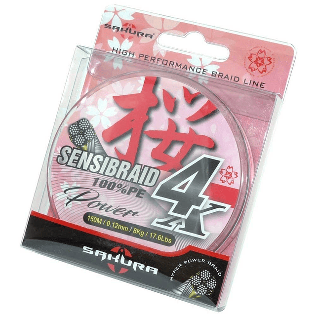 Fio Sakura Sensibraid 4x - 0.14mm