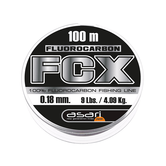 Fio Asari Fcx 100% Fluorocarbon 100M