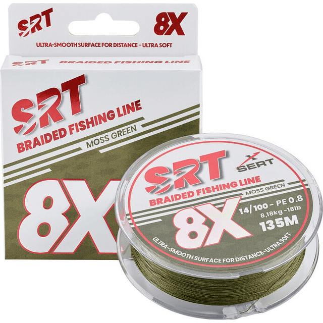 Fio Sert Braid 8X SRT Moss Green