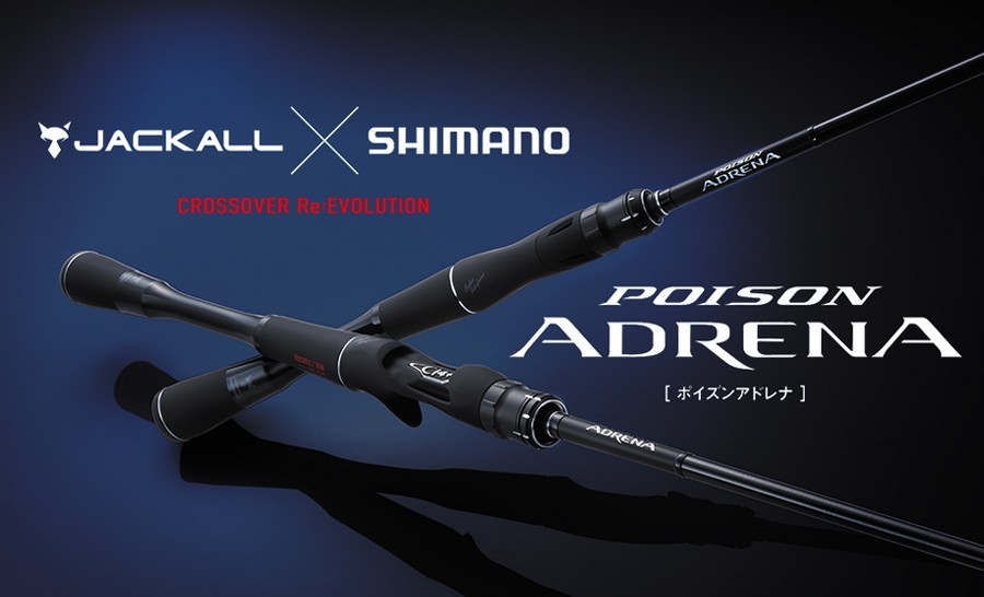 Cana Shimano X Jackall Poison Adrena VERSATILE 173MH 7´3 2,