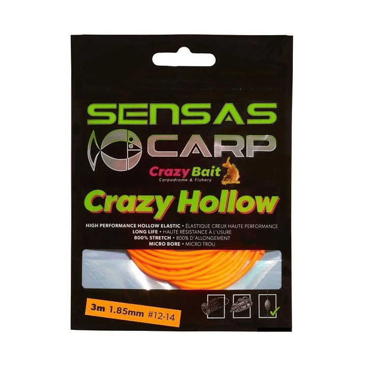 Elástico Sensas Crazy Hollow Soft - 1,85mm - 3M 1