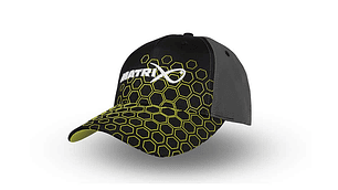 Boné Matrix Hex Print Baseball cap - Cinza 