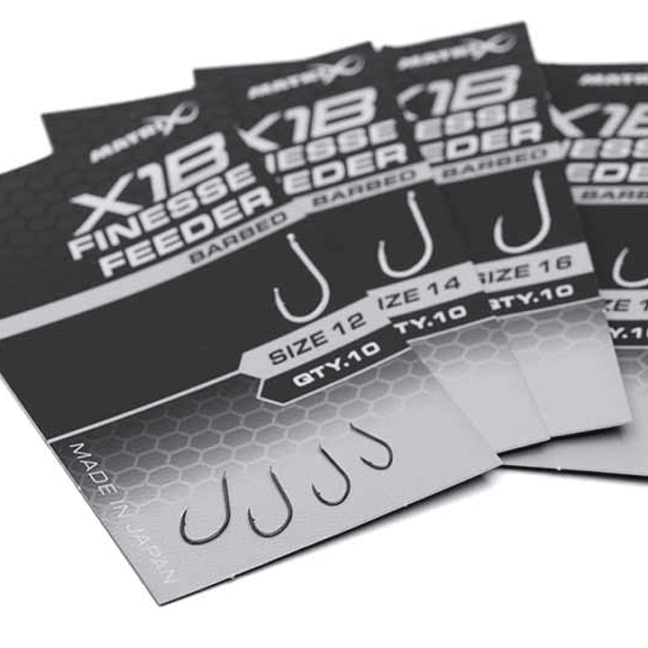 Anzois Matrix X1B Finesse Feeder Barbed 3