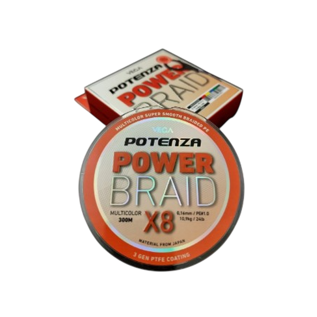 Fio Vega Potenza Power Braid x8 Multicolor - 300M 1