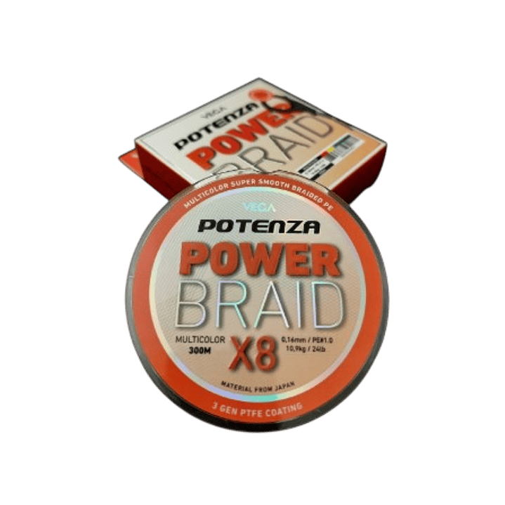 Fio Vega Potenza Power Braid x8 Multicolor - 300M 1