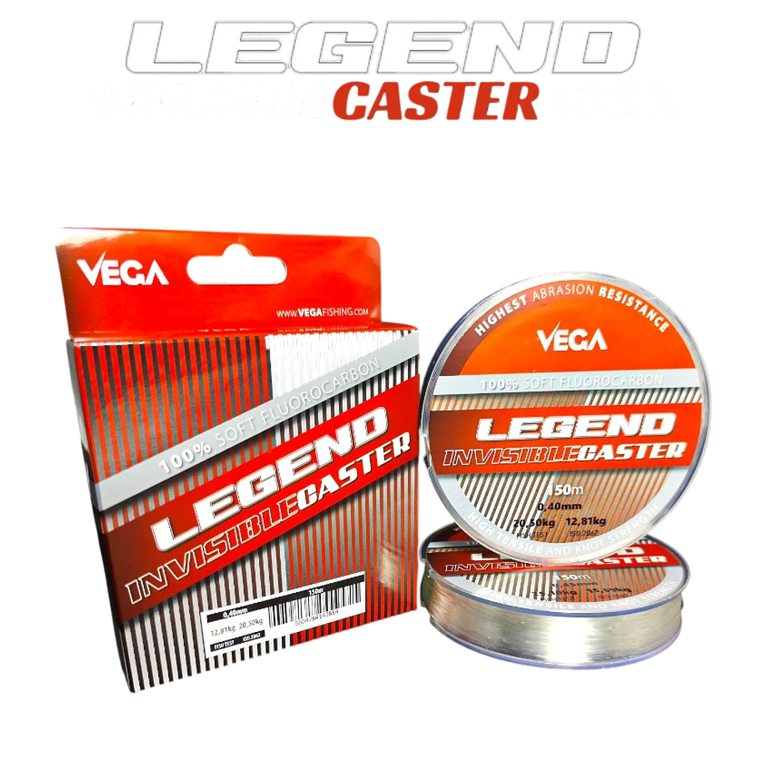 Fio Vega Legend InvisibleCaster 100% FluoroCarbon 1