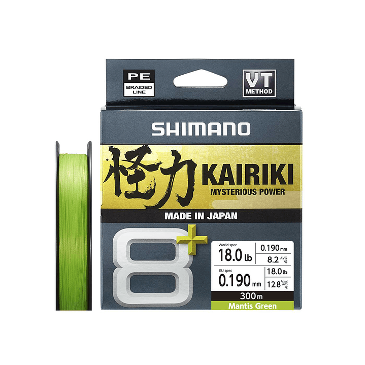 Fio Shimano Kairiki 8+ 300M Green 1